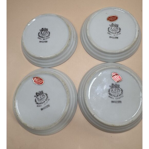 VTG Railroad Train Ceramic Coasters/Dish Lot ESD JAPAN Locomotives- Cool Pieces! - Picture 10 of 12